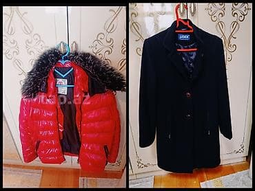 qirmizi piling: Palto, M, rəng - Qırmızı — 1