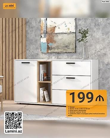La Mini komod - Model: Kod 3682 - Ölçülər: Dərinlik 40 sm x Hündürlük