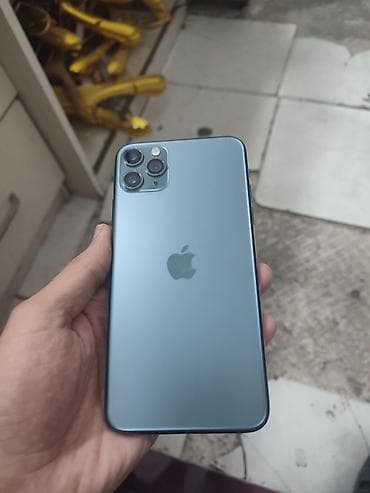 apple iphone 12 128gb: IPhone 11 Pro Max, 64 GB, Alpine Green, Face ID — 1