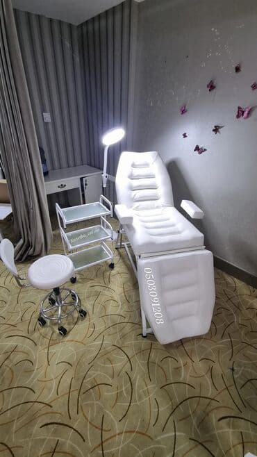 ev saati modelleri: Yeni, Kosmetoloji kuşetka, Qatlanan, rəng - Ağ — 2