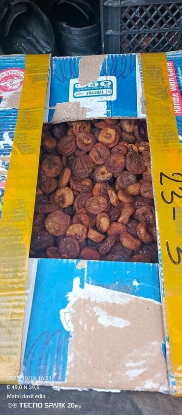 Məhsul: Qurudulmuş əncir (tam təbii) Təsvir: - Qutuda toplu şəkildə lalafo.az -da Məhsul: Qurudulmuş əncir (tam təbii) Təsvir: - Qutuda toplu şəkildə