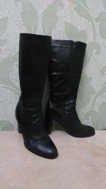 cəkmə: Çəkmə, Massimo Dutti, Ölçü: 38, rəng - Qara, İşlənmiş — 2