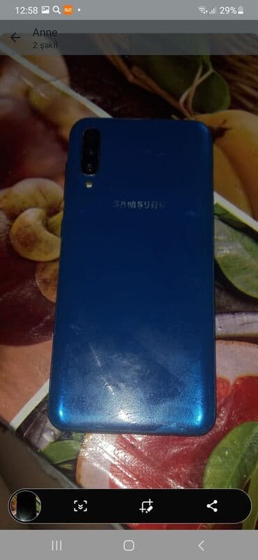 redmi not 10 c: Samsung Galaxy A50, 128 GB, rəng - Göy, Barmaq izi — 2