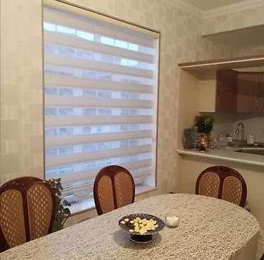 perde: Zebra jalüz pərdələr - İkiqat parça sistemi: şəffaf və qapalı — 5