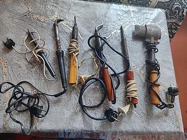 Elektrik lehimləmə alətləri dəsti herenin oz qiymeti var. Sovetden