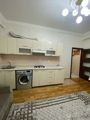 mastagada kiraye evler: Xirdalanda kiristal 1-de zal sutudiya 2-otaqli tam essali kupcali — 9