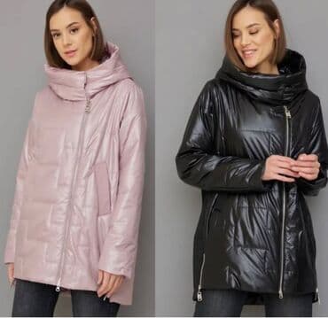 uzun jaketlər: Qadın üst geyimləri kolleksiyası - Uzun qarışıq materiallı palto — 8