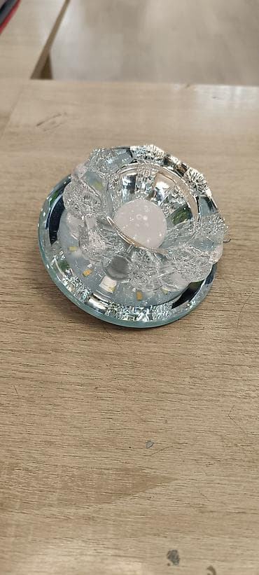 led işıqlar: Şüşə dekorlu LED tavan spotu - Növ: LED daxili tavan/spot işıq - — 2