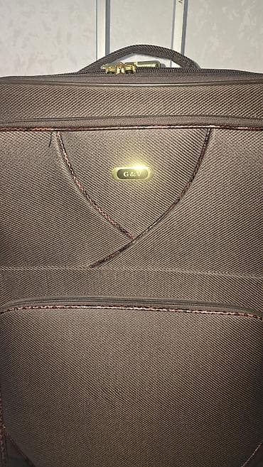 tote bag: Çamadan L ölçüdür.heç bir problemi yoxdur.butun zamokları ve tekerleri — 2