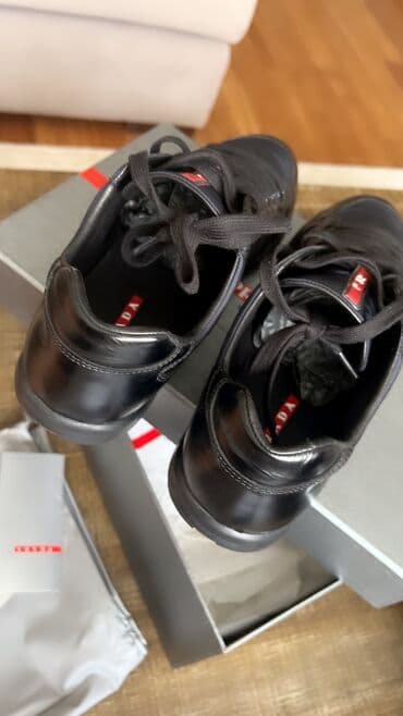 reebok dmx qadın krossovkaları: 445 azn e alınıb…prada. Original. Nylon+spazzolato blue — 8