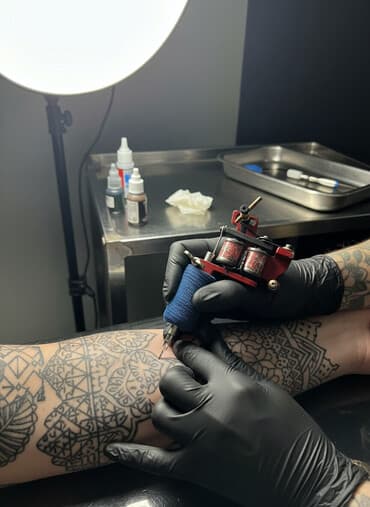 Digər gözəllik və estetika cihazları: Tatu avadanlıqları seti - Klassik coil tipli tatu maşını (qırmızı — 2