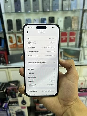 ipod classic 7: IPhone 14 Pro Max, 256 GB, Qızılı — 2