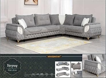 kündür: Yarpaq künc divan – Woodpecker Fabrik istehsalı mebellərin topdan — 1