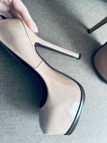 μοντγκομερι γυναικειο ζαρα: Tuflilər, Ölçü: 35, rəng - Bej, İşlənmiş — 3