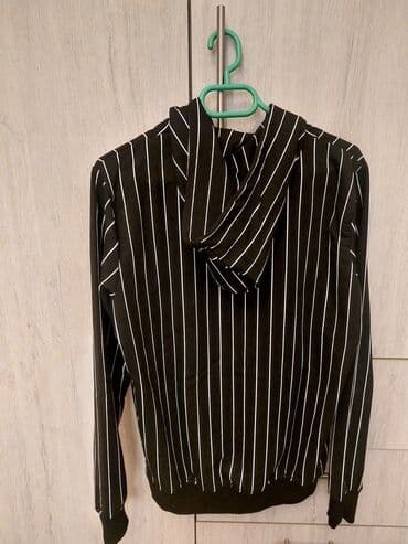 Qadın geyimləri: Svitşot, XL, rəng - Qara — 3