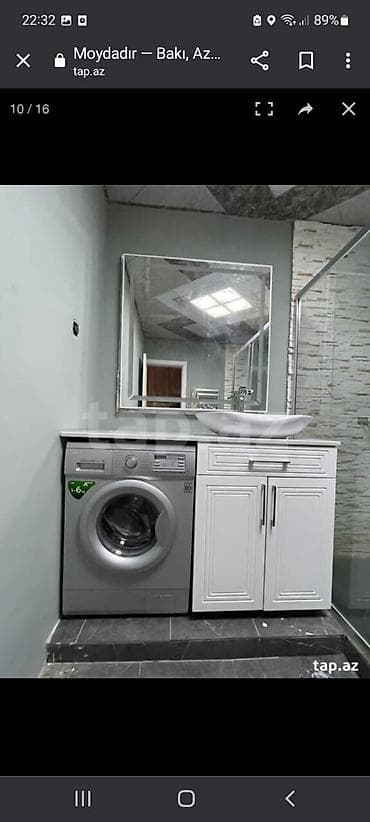 Hamam üçün moydadır və güzgü dəstləri – fərqli dizayn variantları — 1