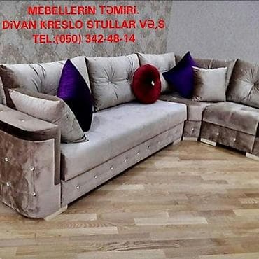 Divan kreslo temiri yuksek keyfiyyetde. Eger sizde divan kreslonu