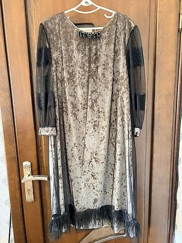 vecerni donlar: Ziyafət geyimi satılır 🌸 Çox zərif və zövqlü dizayna malik, məxmər — 1