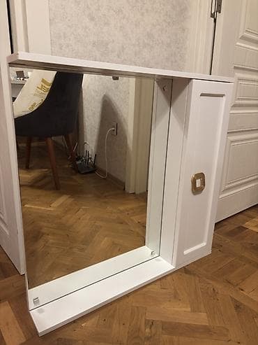 Шкафы для ванной: Hamam üçün güzgü Dolablı Ölçüsü : 80 (sağdan sola) x77 (yuxarıdan — 2