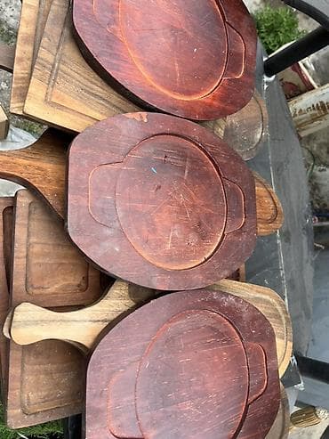 stylus pen: Taxta servis və kəsmə lövhələri - Material: bərk ağac (təbii ağac — 9