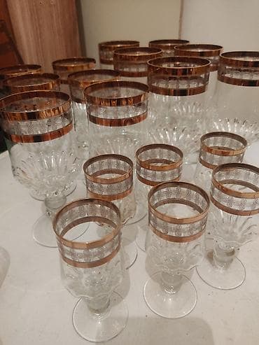 Qədəhlər, Şüşə