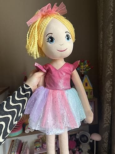 pop it azerbaijan: Böyük ölçülü yumşaq kukla – rəngarəng balerin model - Material — 2