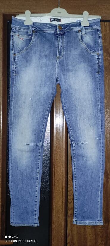 cins şalvar modelleri 2023: Cinslər, ONLY, L, rəng - Göy — 1