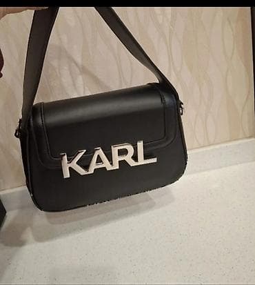 Karl Lagerfeld çiyin çantası. 75 manata alınıb