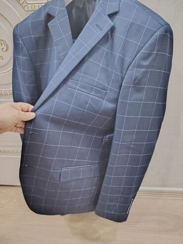 kişi ucun klassik qara kostyum: 1defe geyinilib əla veziyyetdedi — 1