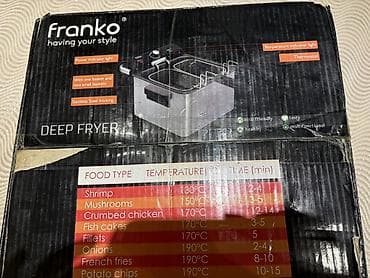 YENİ! Franko FDF-1134 yağda qızartma aparatı (Deep Fryer) YENİ! - — 9