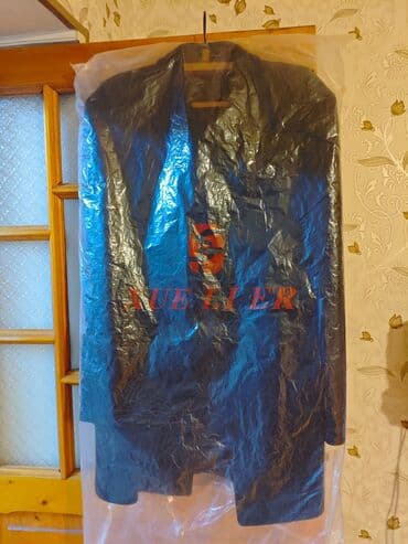 kişi ucun klassik qara kostyum: Palto, 6XL, rəng - Qara — 1