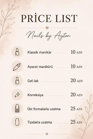 Красота и здоровье: 💅 Ev şəraitində peşəkar manikür xidməti Səliqəli və keyfiyyətli — 4