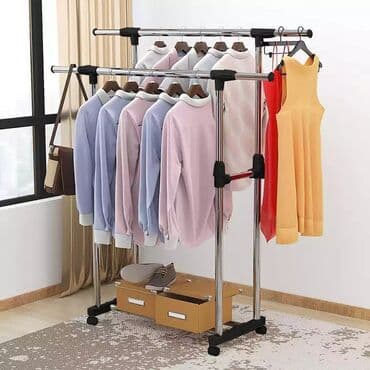 вешалка стойка для одежды напольная в икеа: Paslanmayan poladdan paltar asılqanı DL-202. Güclü Paslanmayan — 1