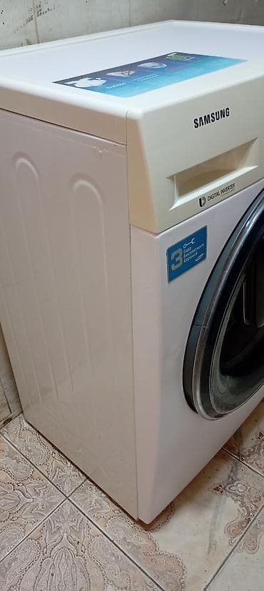elektirik matorlar: Paltaryuyan maşın Samsung, 8 kq, İşlənmiş, Avtomat, Qurutma var, Ödənişli çatdırılma — 5