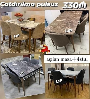 kafe üçün stol stul: Masa stull desti — 1