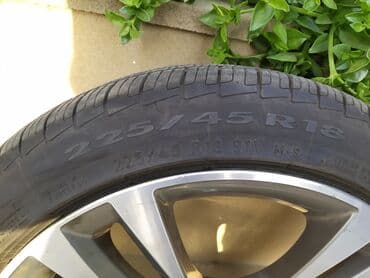 continental teker: Bmw f 30.ideal vəziyyətdə disk təkər.3000 yol gedib — 3