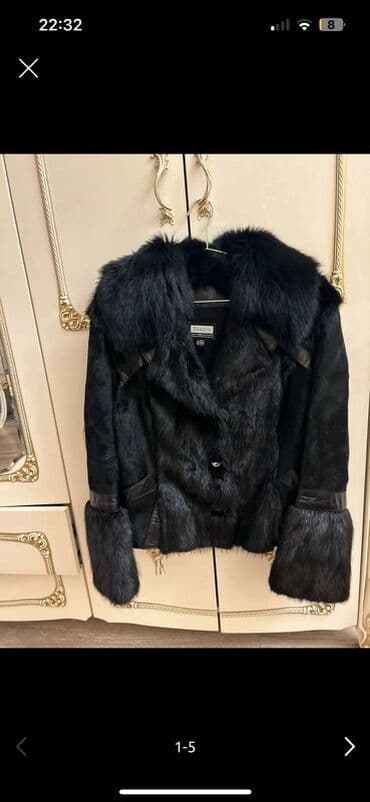 Kürk, 4XL, rəng - Qara