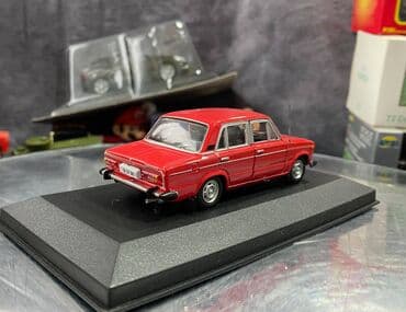 xrustal vaz: Коллекционная модель LADA 2106 dark red 1980 AutoBahn Bauer Art. — 12