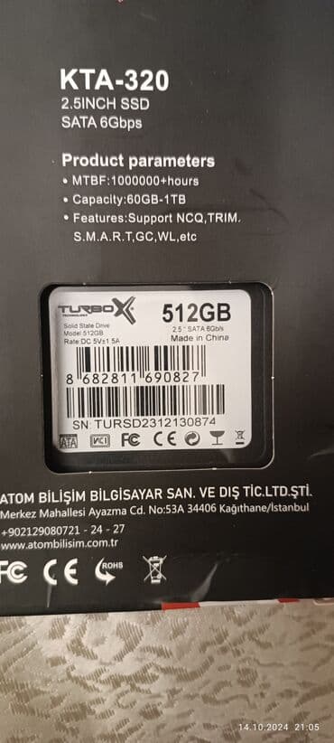 ps5 диски купить: Daxili SSD disk 512 GB, Yeni — 3