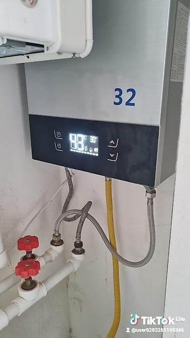 Крепежные изделия: Termet 32L divar tipli su qızdırıcısı - Tutum: 32 litr - Rəqəmsal LED — 2