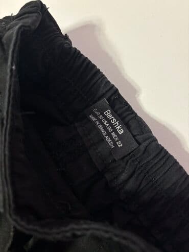 ağ şalvar: Bershka salvar razmer XS, Gara — 2