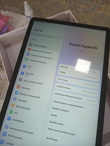ipone 14 mini: Redmi Pad SE planşet - Model: Redmi Pad SE - Rəng: Boz (metal gövdə) — 3