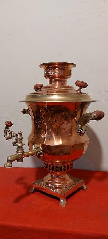 gitara simi: 19-cu esrin sonlari Tula istehsali samovar 5-litrlikdir, materiali; — 8