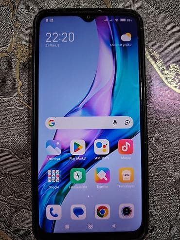 telefon akse: Redmi 9, 64 GB, rəng - Mavi, İki sim kartlı — 3