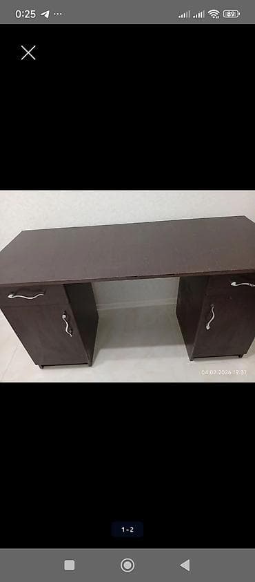 2 el divanlar: Düz masa, Stulsuz, Siyirməli, Sadə laminat — 2