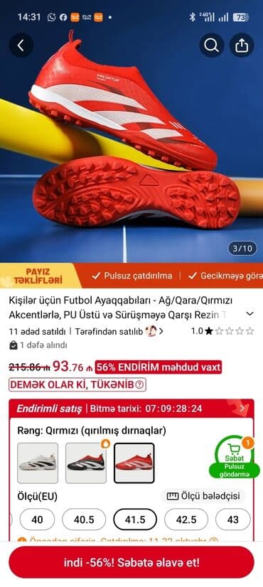 ideal ayaqqabi instagram: Kişilər üçün futbol ayaqqabıları – Predator Techfit dizaynı - Rəng — 2
