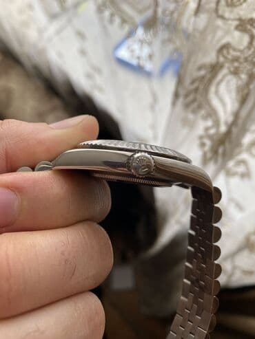 шуба из овчины азербайджанская: Б/у, Наручные часы, Rolex, цвет - Серый — 2