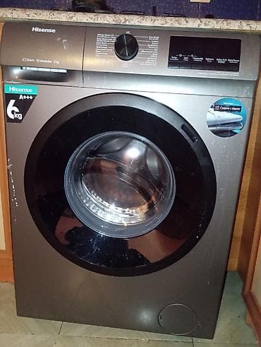 12 volt kondisioner: Paltaryuyan maşın Hisense, 6 kq, Avtomat, Qurutmasız — 2