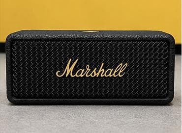 mikrofonlar: Marshall Emberton II – portativ Bluetooth kolon - Brend dizaynı: Qara — 1