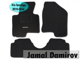 Kia sportage 2010-2016 üçün kovrolit ayaqaltilar. Коврики с ковровым